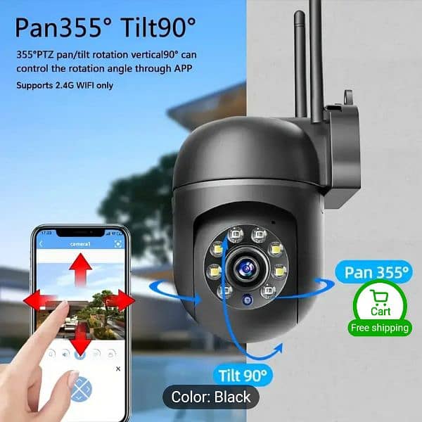 Oimlyo 1440P HD WIFI SECURITY CAMERA WITH HD FOOTAGE 0