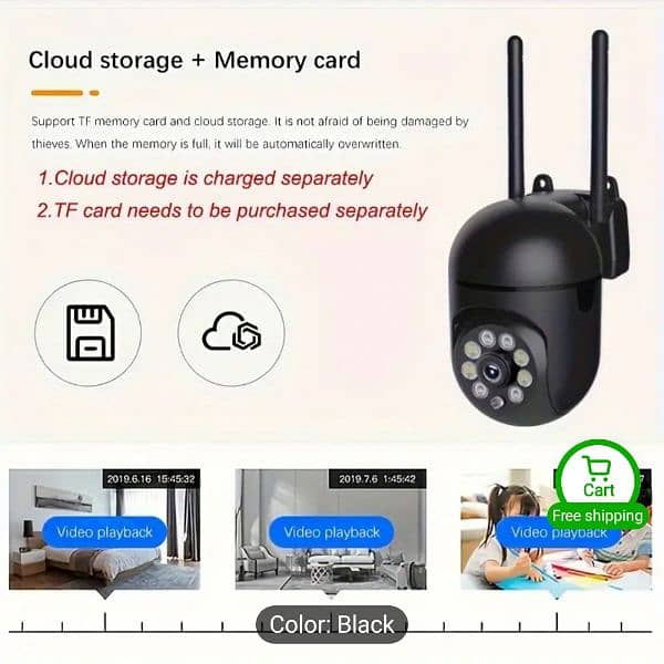 Oimlyo 1440P HD WIFI SECURITY CAMERA WITH HD FOOTAGE 7