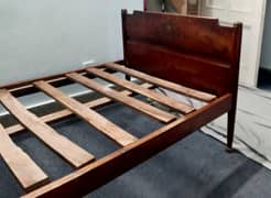 sheesham wood single bed