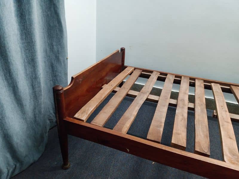 sheesham wood single bed 1