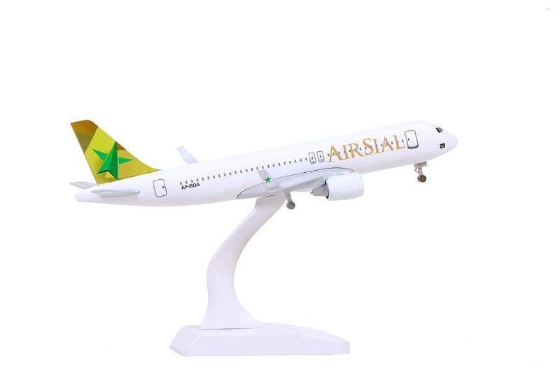 PIA airplane models,  20cm metal with stand, wheel 7