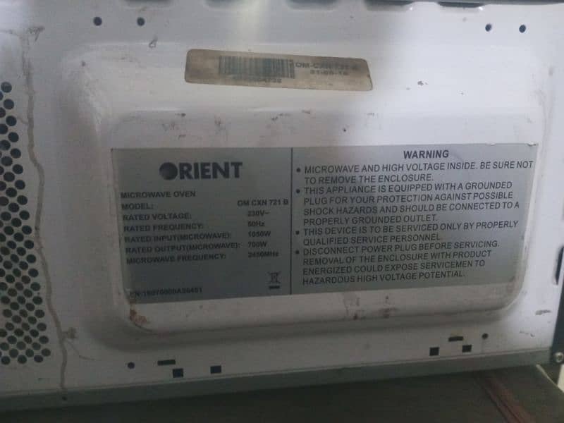 Orient microwave oven 2