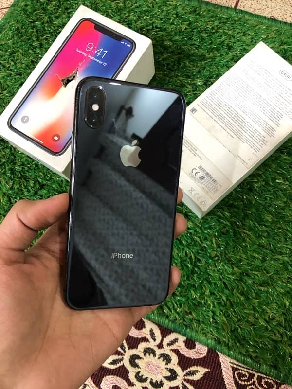 Iphone X 64 gb box 7