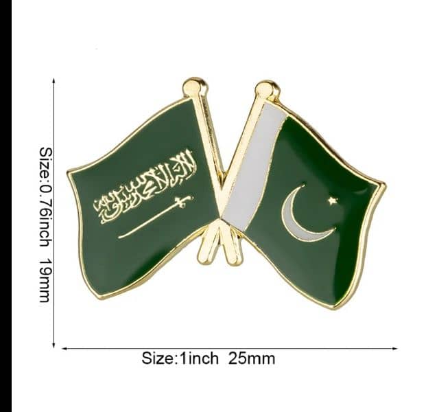 Pakistan Flags coat pins 5