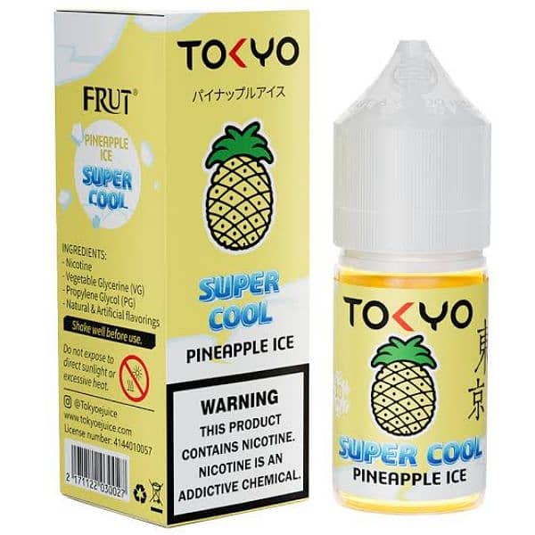 Juice Head Vapes/pods 3000 puffs , Tokyo E liquid Flavours 7