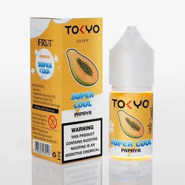 Juice Head Vapes/pods 3000 puffs , Tokyo E liquid Flavours 14