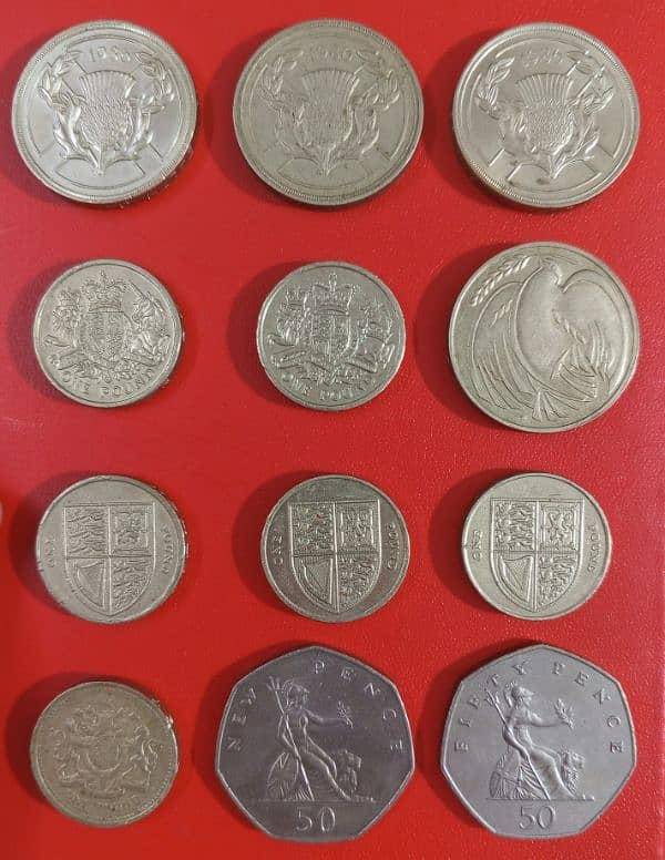 UK 15 Pounds Coins 6