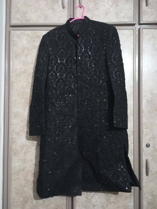 sherwani black colour 0