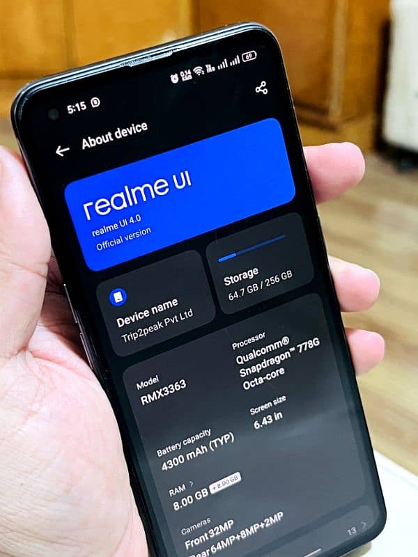 Realme Gt Master 256GB 8