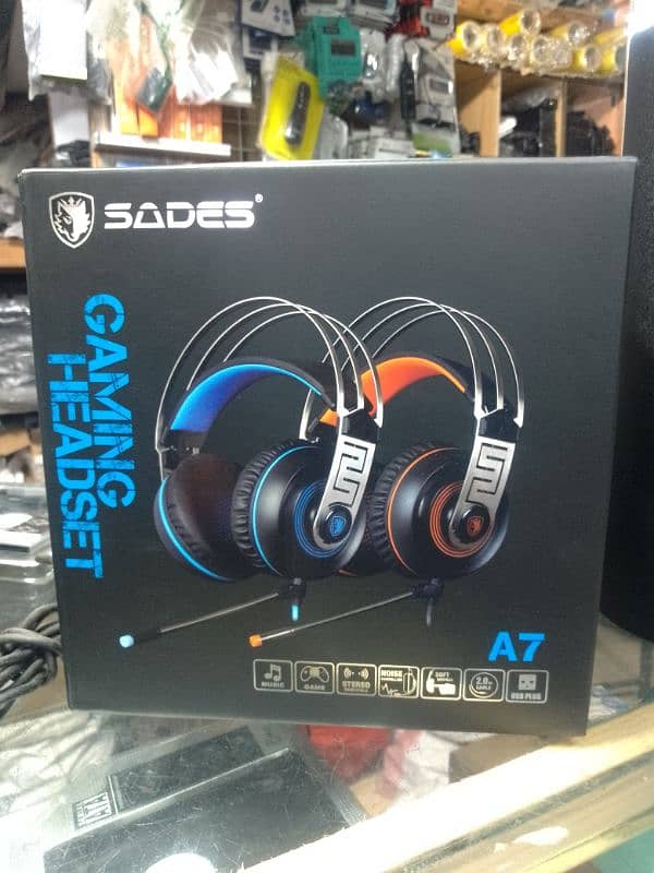 sades a7 headphones amazing quality new warranty 0