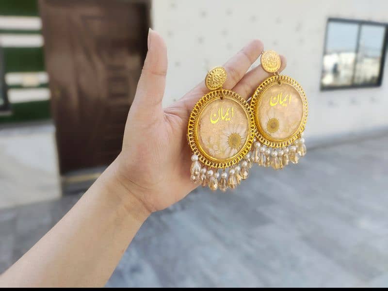 RESIN JHUMKA CUSTOMISED FOR SALE 3