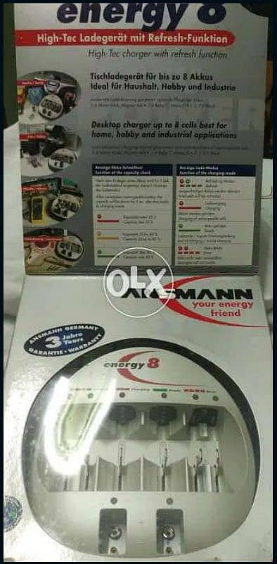 ANSMANN Rechargeable Cell charger German 03320521233 1