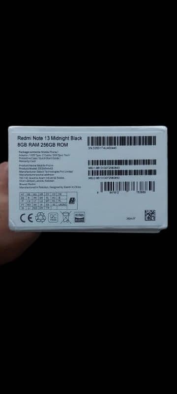 "Unused Redmi Note 13 - Box Opened for Inspection Only! !" 2