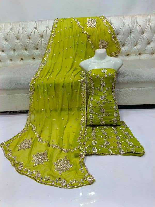 Multani Handwork gotta trending suit,Free delivery 14