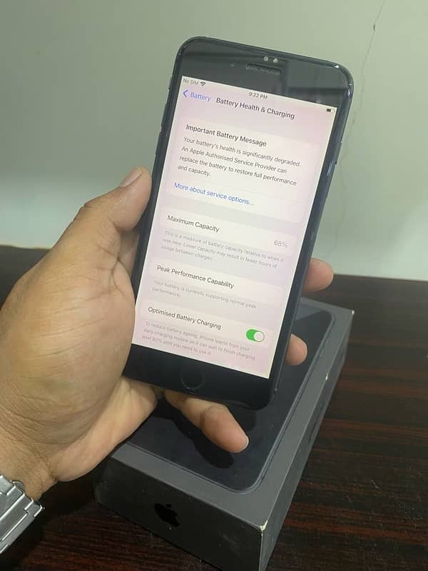 iPhone 8plus 64GB pta approved with box 1