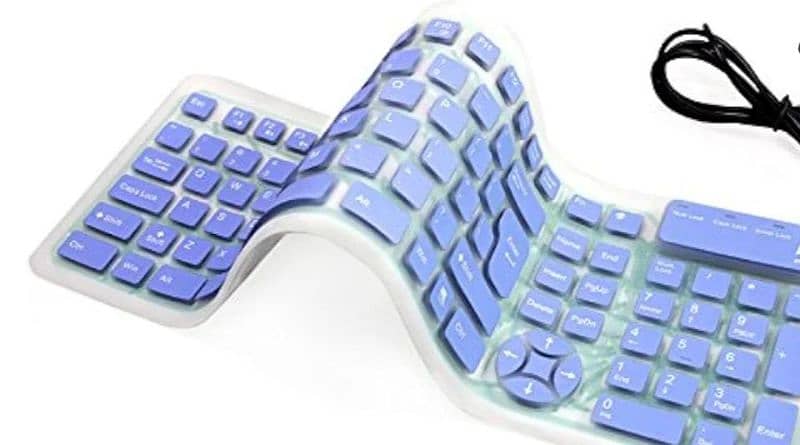 Flexible Silicone Keyboard - Waterproof - Long lasting key's 1