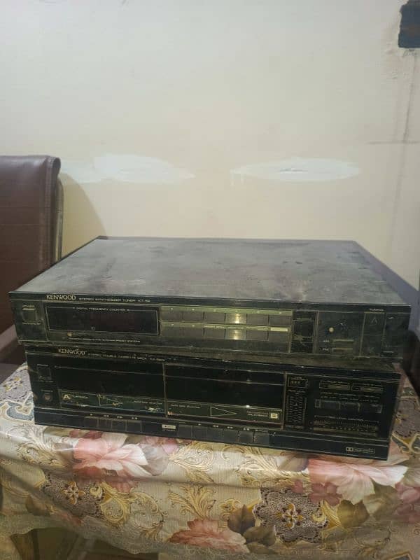 Kenwood stereo double cassette deck 1