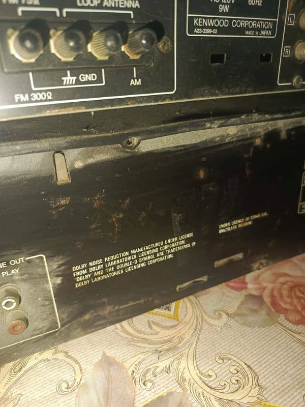 Kenwood stereo double cassette deck 6