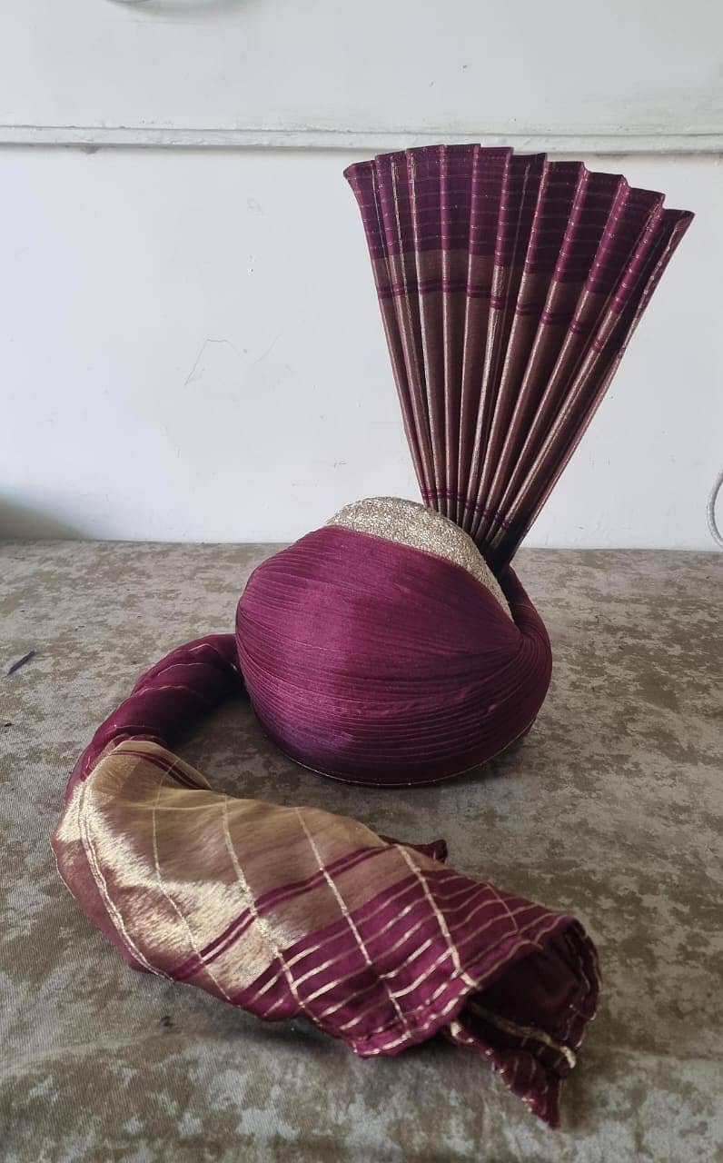 Haroon's Brand Turban , Brand New worn only once for 2 to 3 hours 1