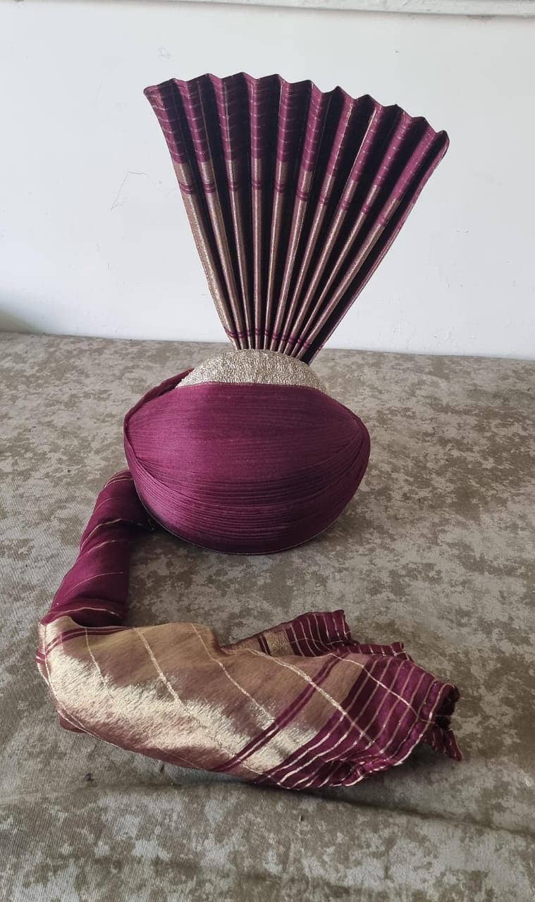 Haroon's Brand Turban , Brand New worn only once for 2 to 3 hours 2