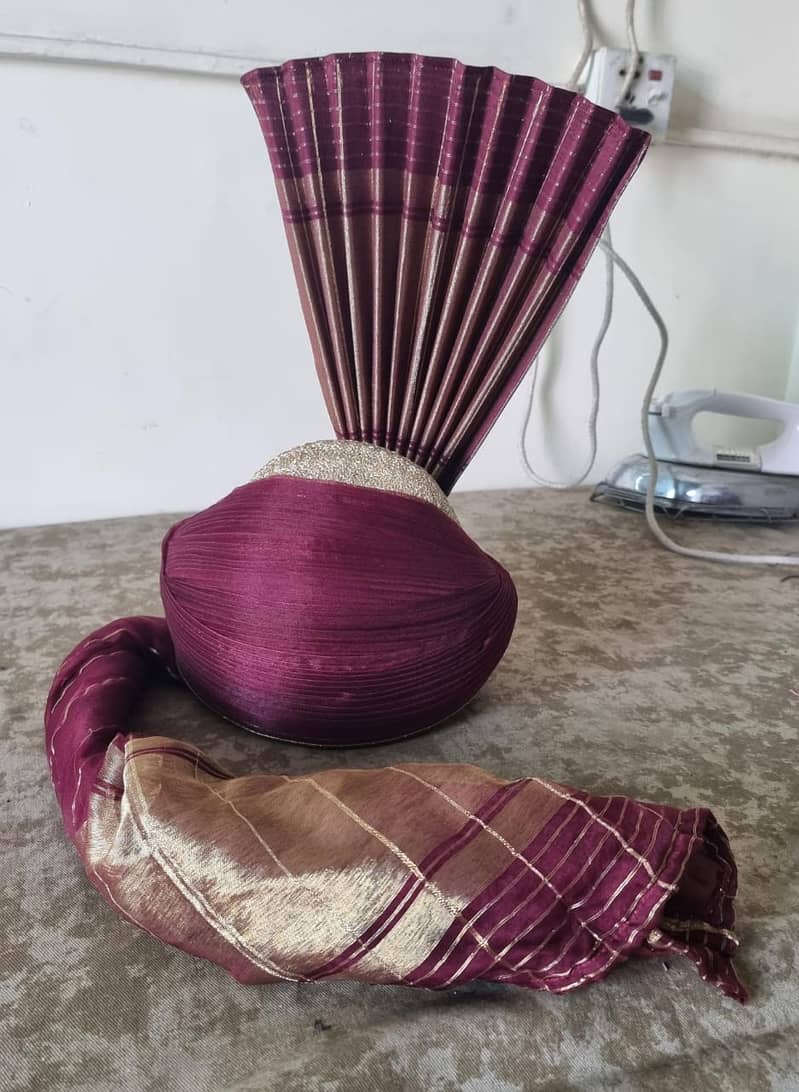 Haroon's Brand Turban , Brand New worn only once for 2 to 3 hours 3