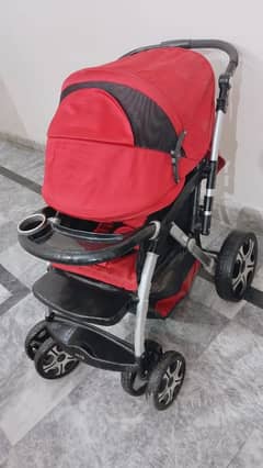 Baby pram big size foldable for sale