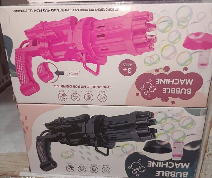 New Bubble machine gun in best quality. With 30% off 2