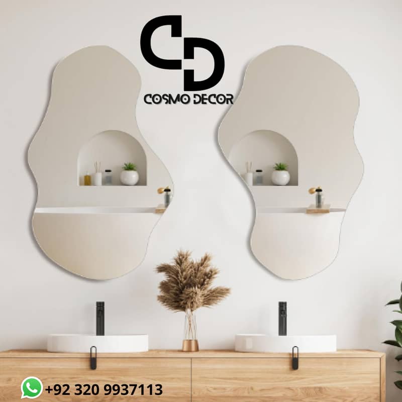 Standing full length mirror floor mirror in 6000 rs only 2