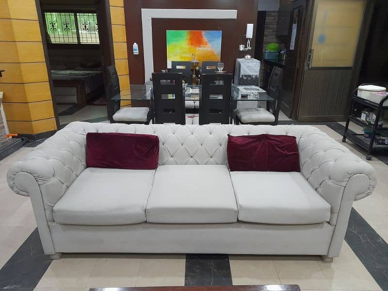 7 seater sofa (3+2+1+1) for sale 1