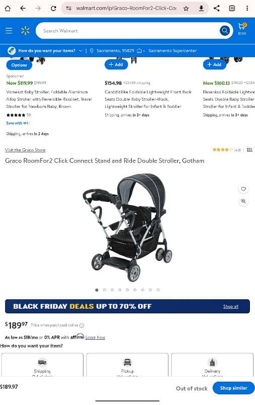 Two Seater Graco UK Imported Stroller 11