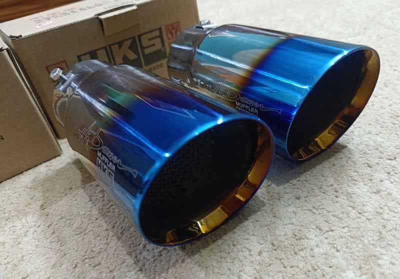 HKS exhaust silencer tips 1