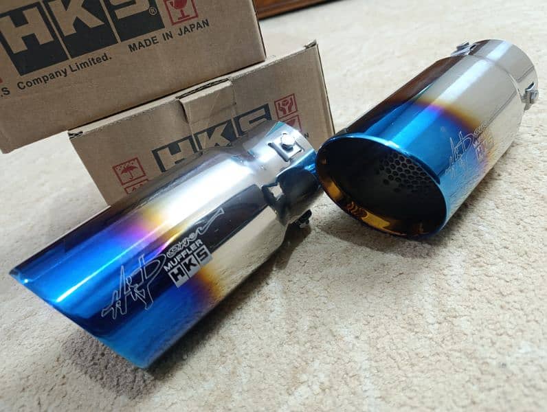 HKS exhaust silencer tips 2