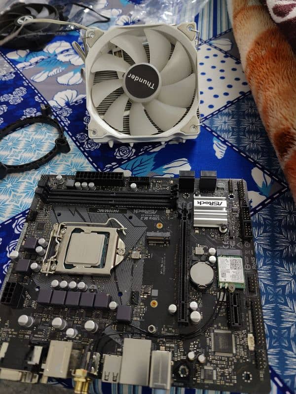 H410 Mother Board + Core i5 10400 Processor + Thunder Air Cooler 2