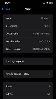 I phone 11 PRO MAX ( JV ) 256 GB