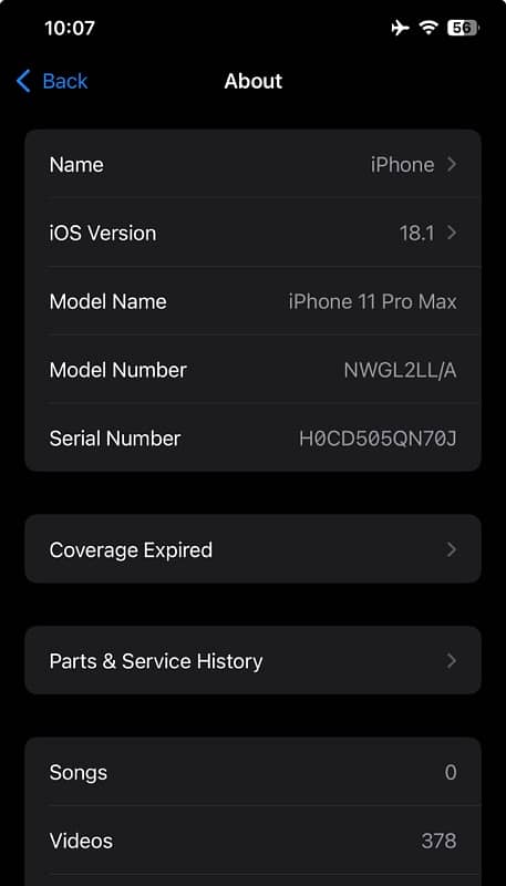 I phone 11 PRO MAX ( JV ) 256 GB 0