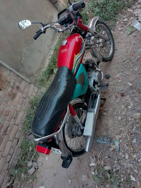 Honda 70 for sale smart card bana hoa hai file Islamabad main JAMA hai 3