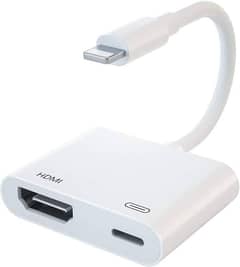 Apple Lightning to HDMI Converter. Iphone 6 to 14 supported.