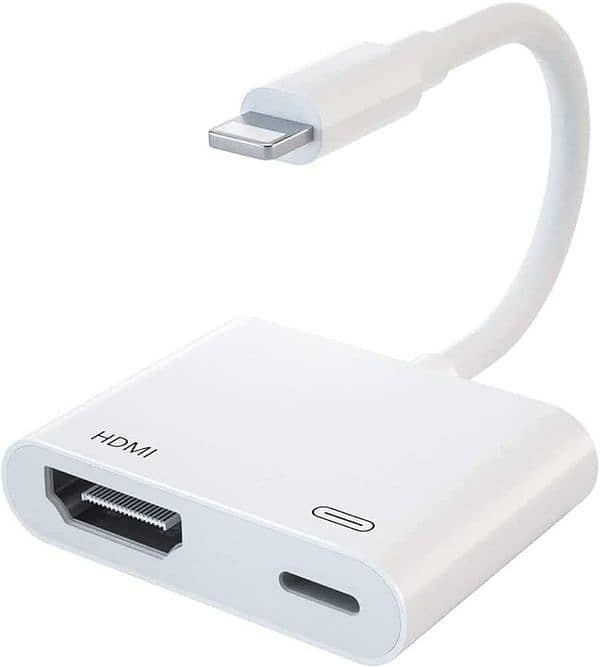 Apple Lightning to HDMI Converter. Iphone 6 to 14 supported. 0