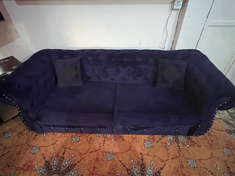 sofa set good condition 7