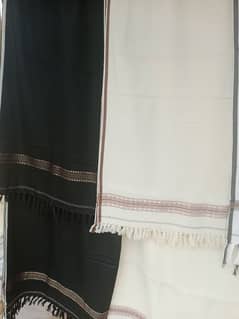 white+black+cream winter shawls for men