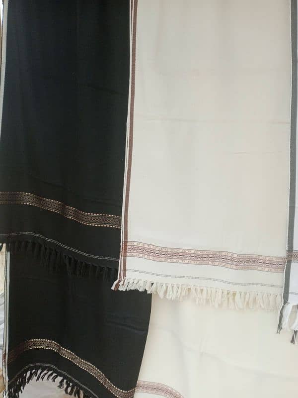 white+black+cream winter shawls for men 0