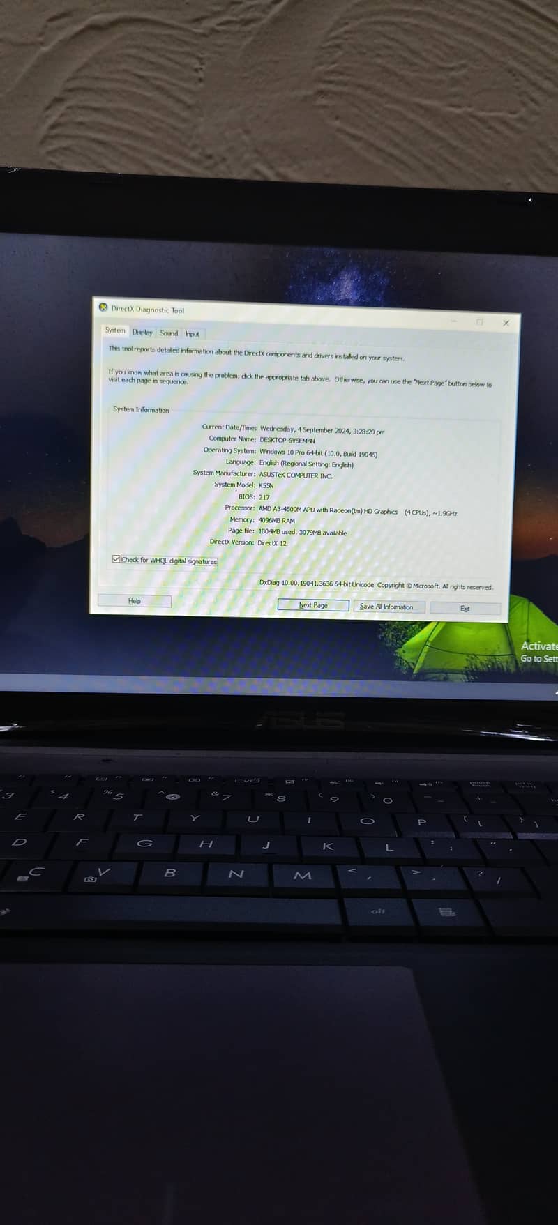 ASUS AMD A8-4500 Laptop 6