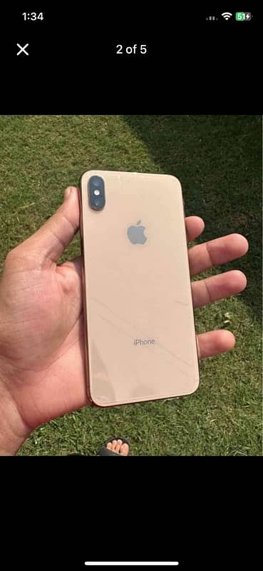 Iphone Xs Non pta 256 gb golden colour 4