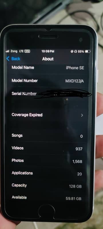 iPhone SE (2nd Generation) 128 GB 5