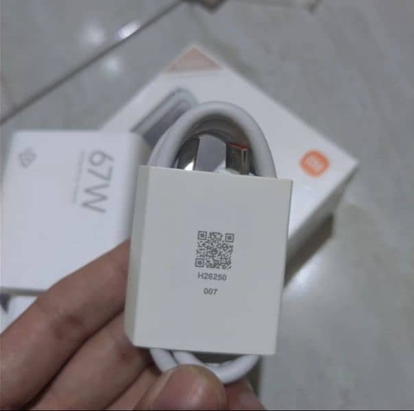 MI 67watt 100% original box plugged charger Redmi 10 pro(67w) 2