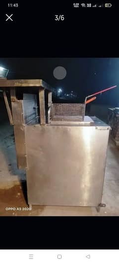 20 liter Stainless steel deep fryer