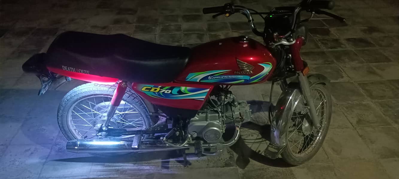 honda cd 70 lush condition 2