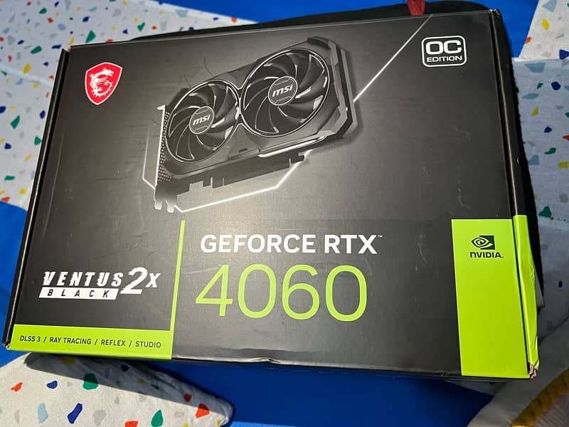 msi Geforce RTX 4060 Ventus 2x Black 8GB OC 10 months local warranty 0