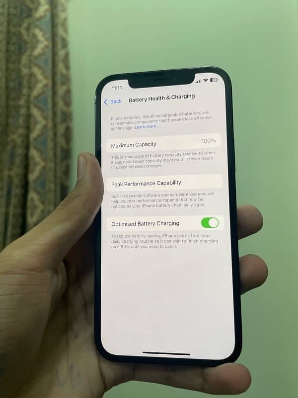 iphone 12 pro Dual sim pta approaved 100% health 3