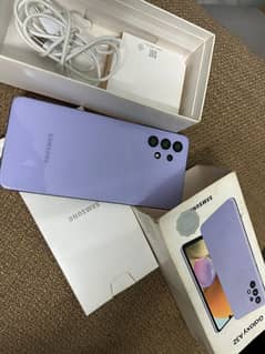 samsung a32 excellent condition for sale with box/ charger